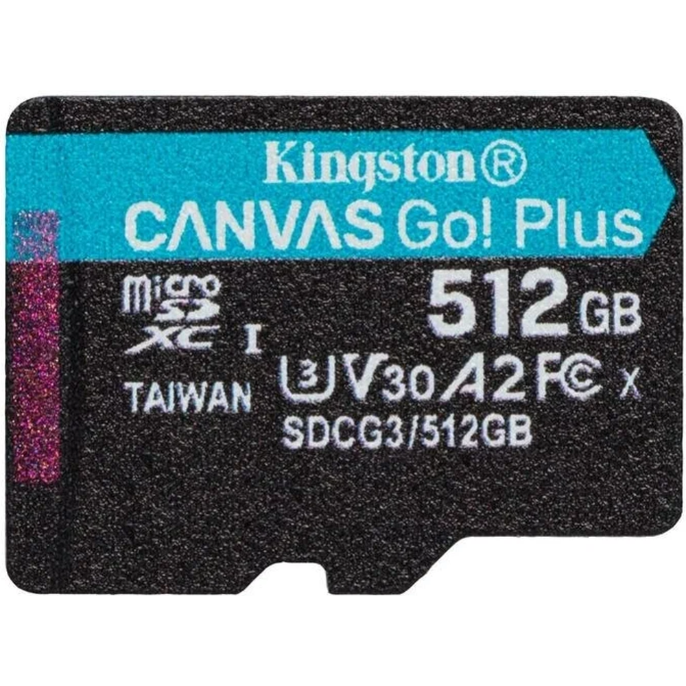 Карта памяти «Kingston» Canvas Go Plus microSDXC 512GB, SDCG3/512GBSP