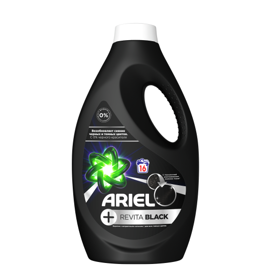 Порошок жидкий / Гель-концентрат для стирки черного белья Ariel +RevitaBlack 1,04 л