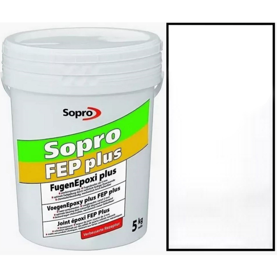 Фуга «Sopro» FEP Plus №1501, белая, 2кг