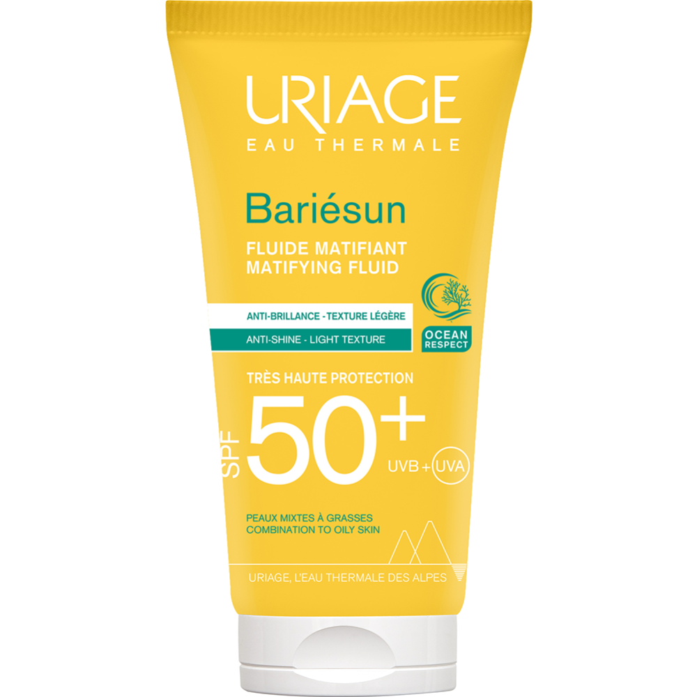 Солнцезащитный флюид для лица «Uriage» Bariesun Fluide Matifiant Spf50+, 50 мл