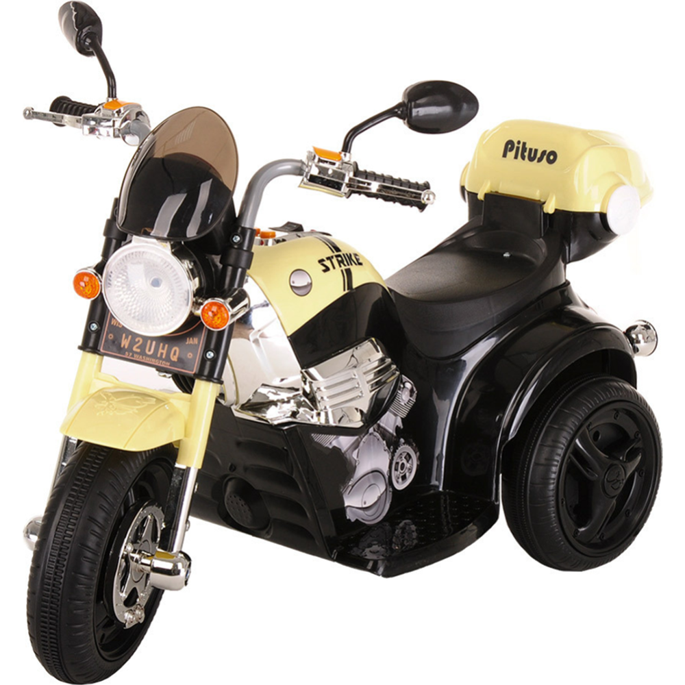 Детский мотоцикл «Pituso» MD-1188, черно-бежевый
