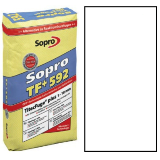 Фуга «Sopro» FEP Plus TF+ 591, белая, 15 кг