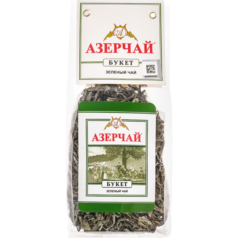 Чай зе­ле­ный «А­зер­чай» Букет, 100 г
