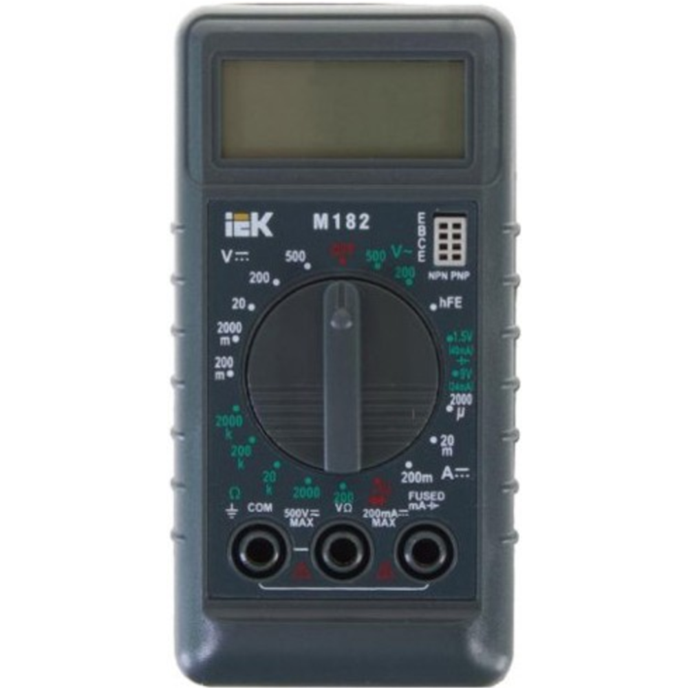 Мультиметр цифровой «IEK» Compact M182, TMD-1S-182