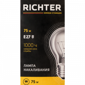 Лампа на­ка­ли­ва­ния де­ко­ра­тив­ная «Richter» Б 230-75-6 75W