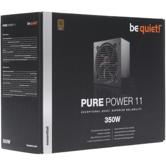 Блок питания «Be quiet!» BN291, 350W