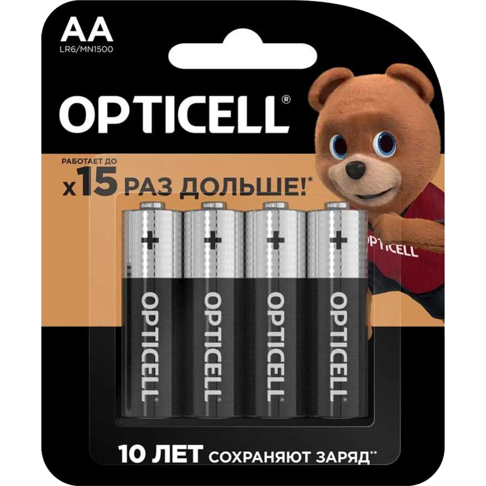 Батарейки «Opticell» Basic, АА, 4 шт #0