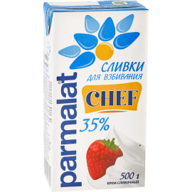 Сливки «Parmalat» ультрапастеризованные, 35%, 500 г