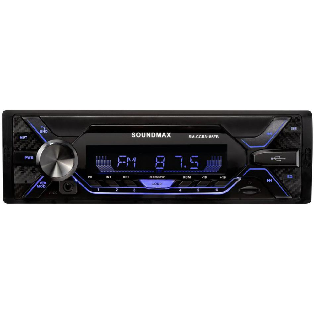 Автомагнитола «Soundmax» SM-CCR3185FB, черный