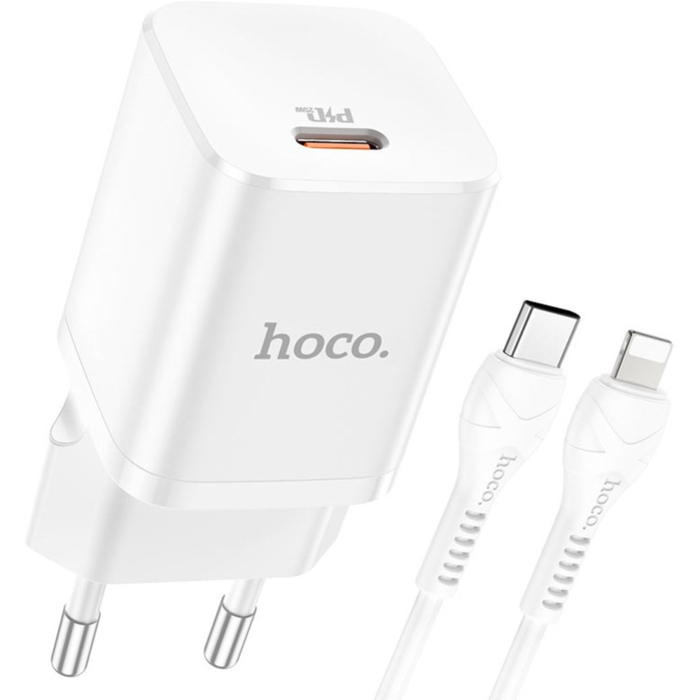 Сетевое зарядное устройство «Hoco» N19, белый