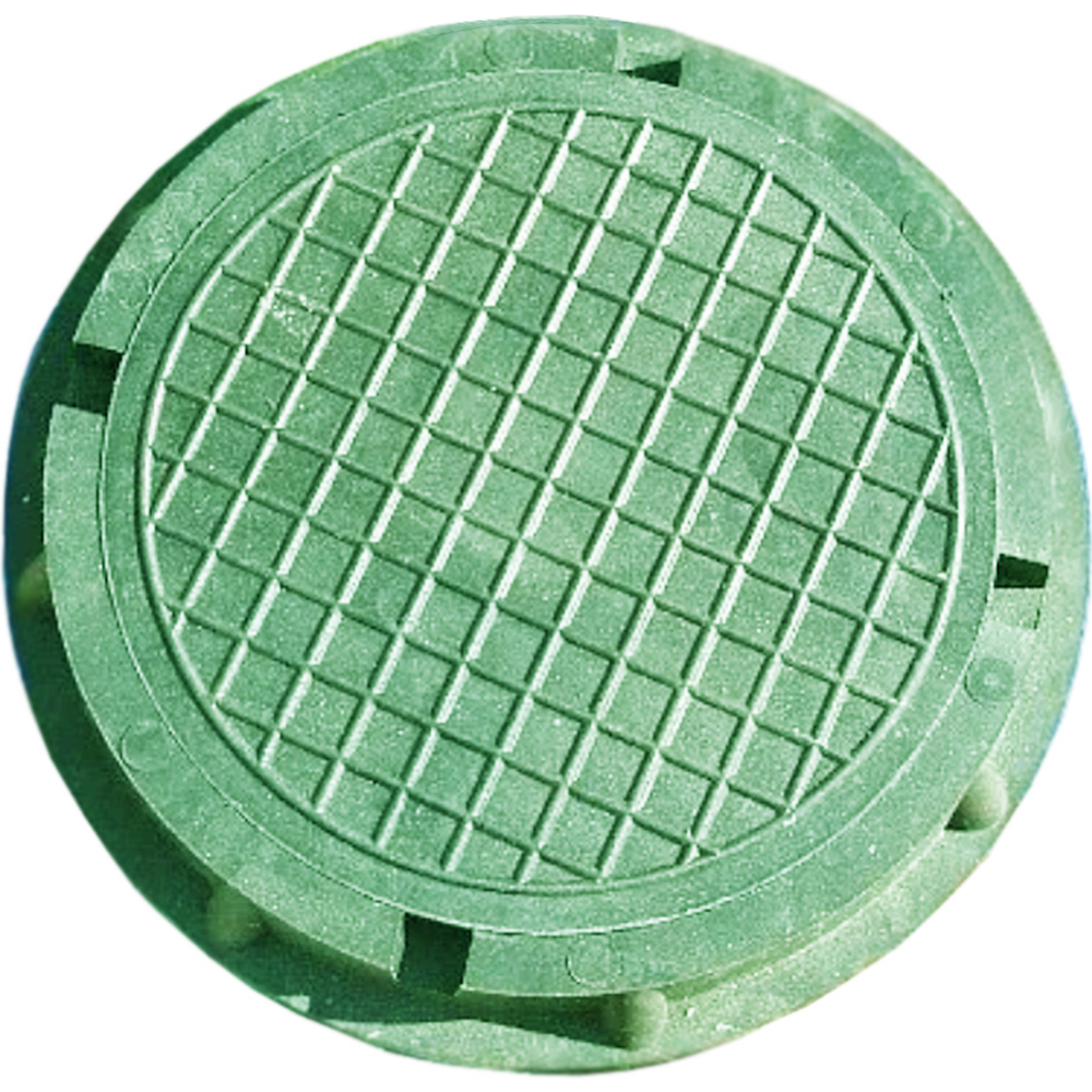 Люк канализационный «Стандартпарк» 352252, зеленый, 450x60 мм