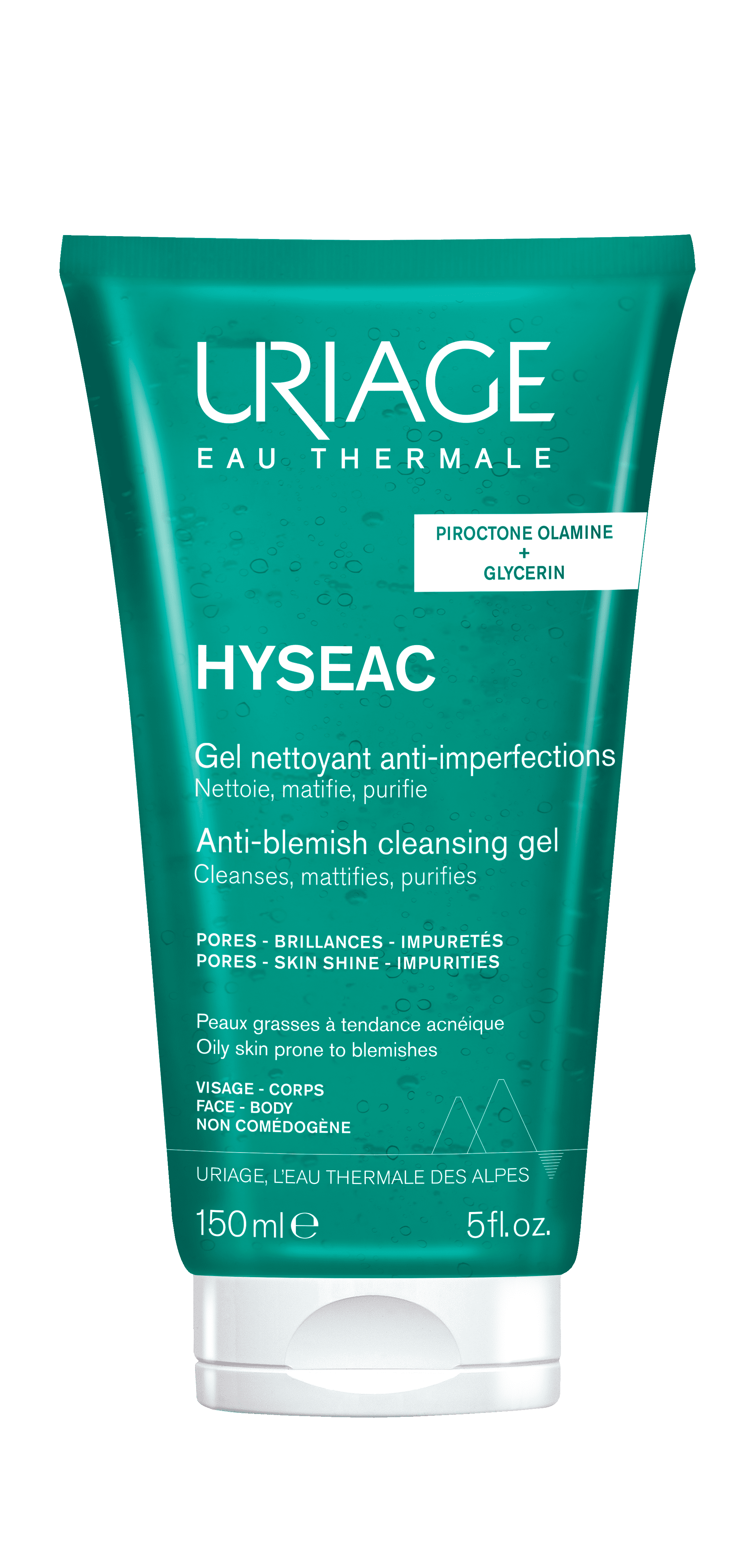 Uriage Гель для лица Hyseac/Исеак очищающий, 150 мл