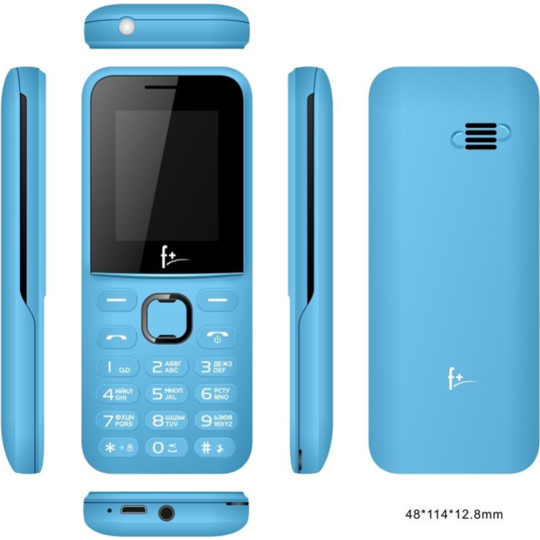 Мобильный телефон «F+» F170L, light blue