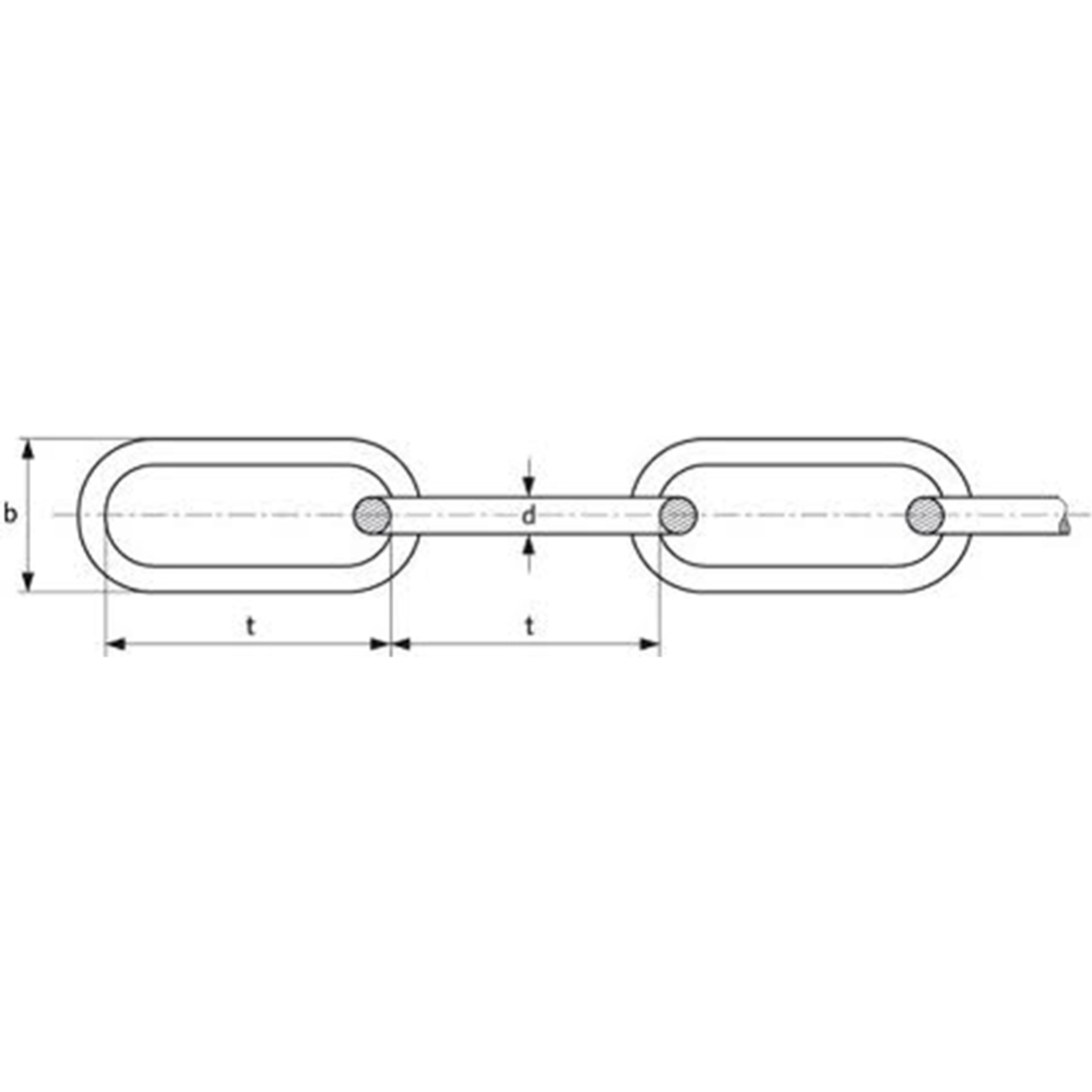 Сварная цепь «ЕКТ» C90074, LLC М6, 30 м