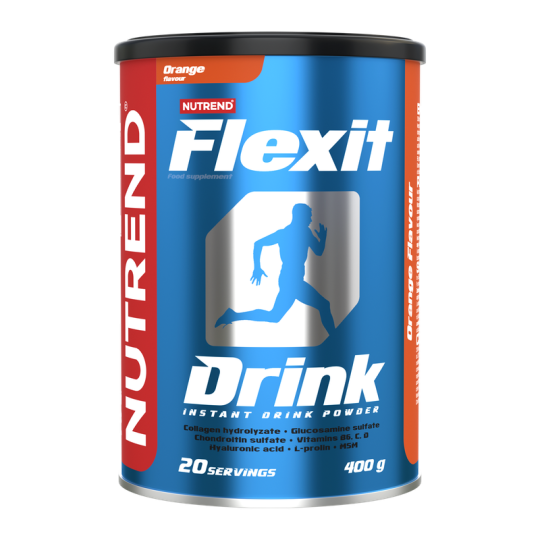 Витамины для суставов и связок FLEXIT DRINK Nutrend 400 г, апельсин