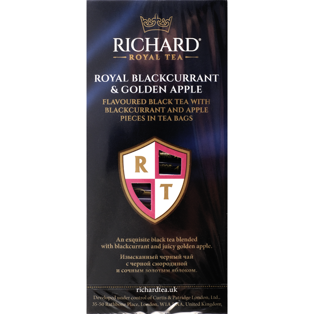 Чай черный «Richard» Royal Blackcurrant & Golden Apple, 25х1.7 г #2
