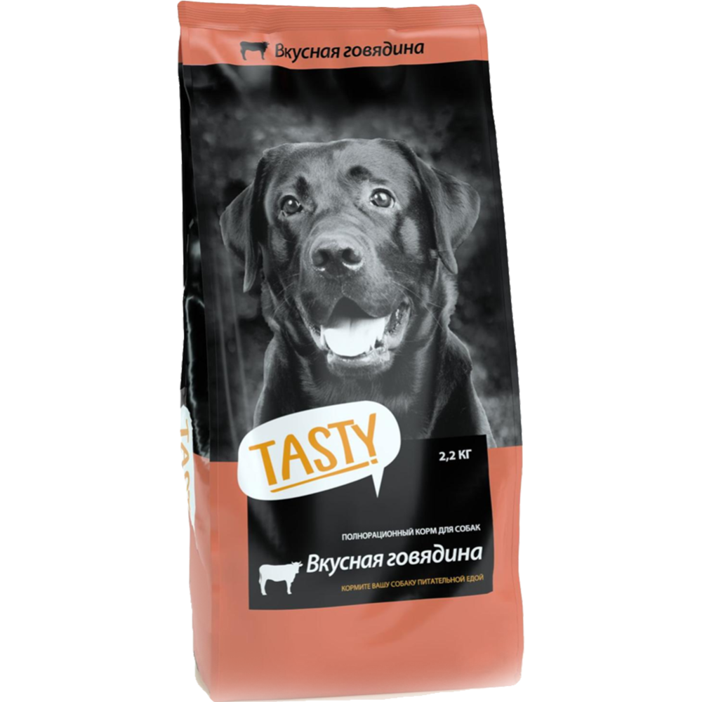 Корм для собак «Tasty Dog» говядина, 2.2 кг #0