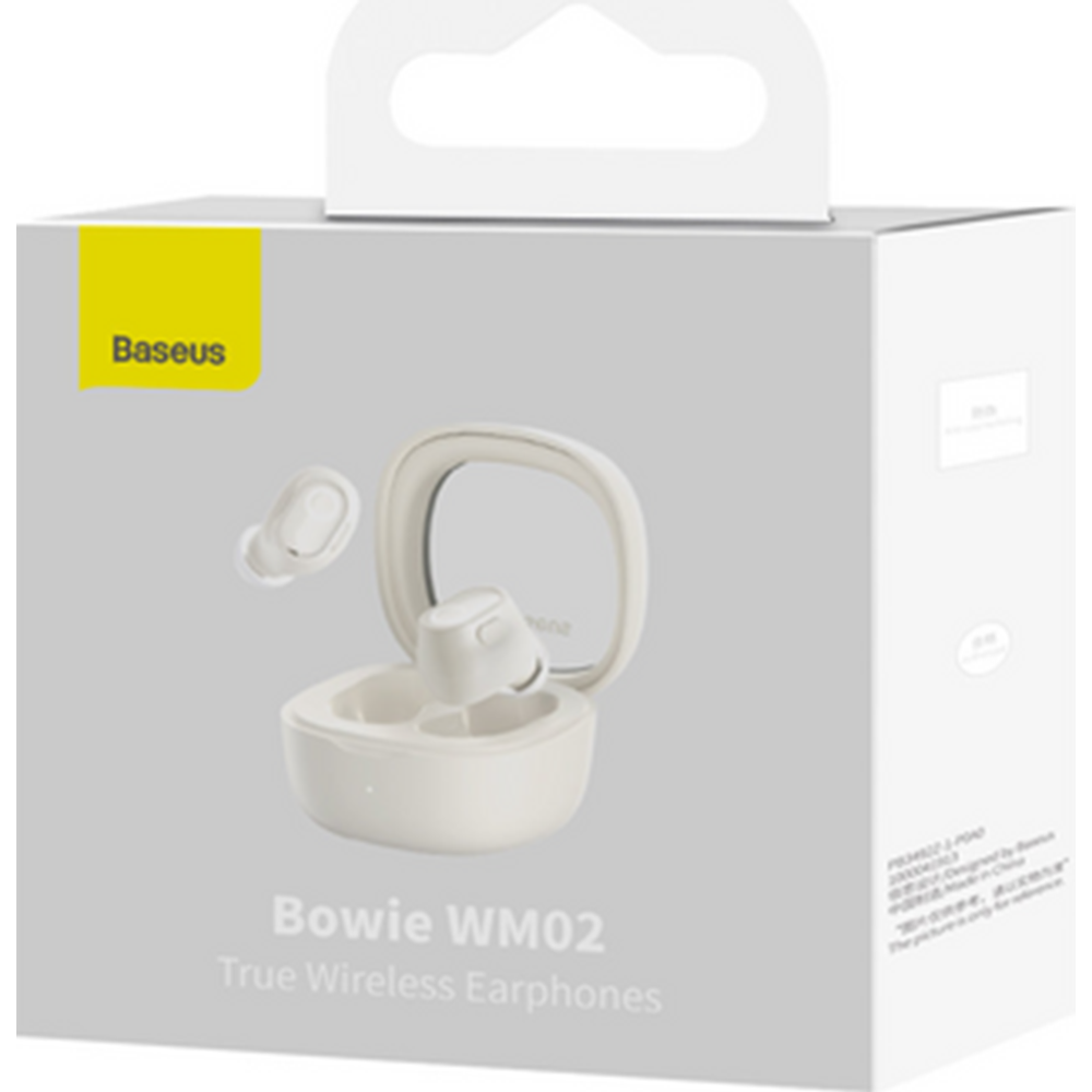 Наушники «Baseus» Bowie WM02, NGTW180002, Creamy-white