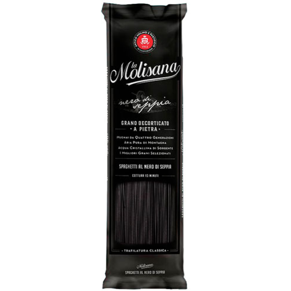  Макаронные изделия «La Мolisana» №15, Спагетти с чернилами каракатицы, 500 г #0