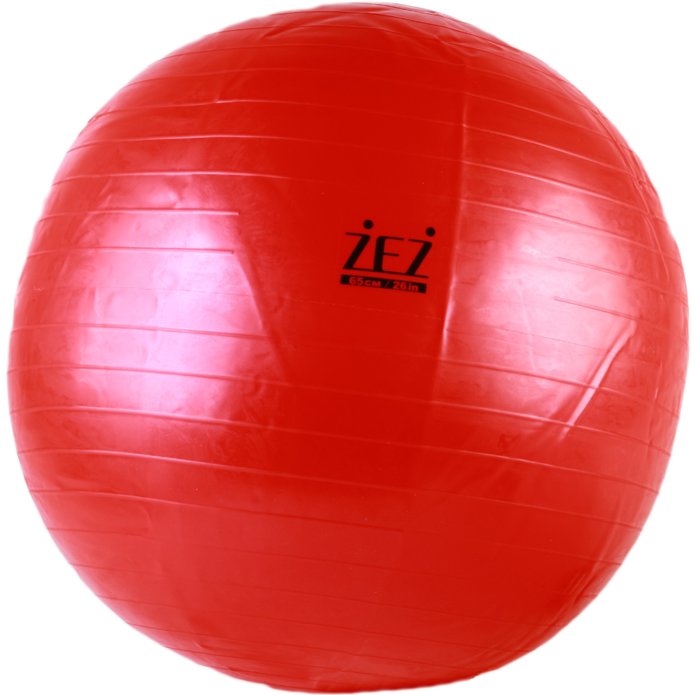 Мяч гимнастический «Zez» 1-D65, красный