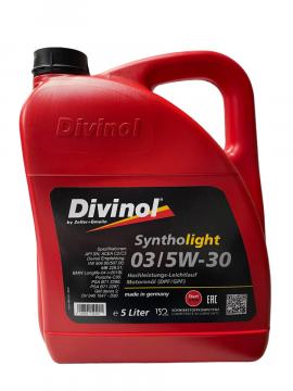 Моторное масло Divinol Syntholight 03 5W-30 5л