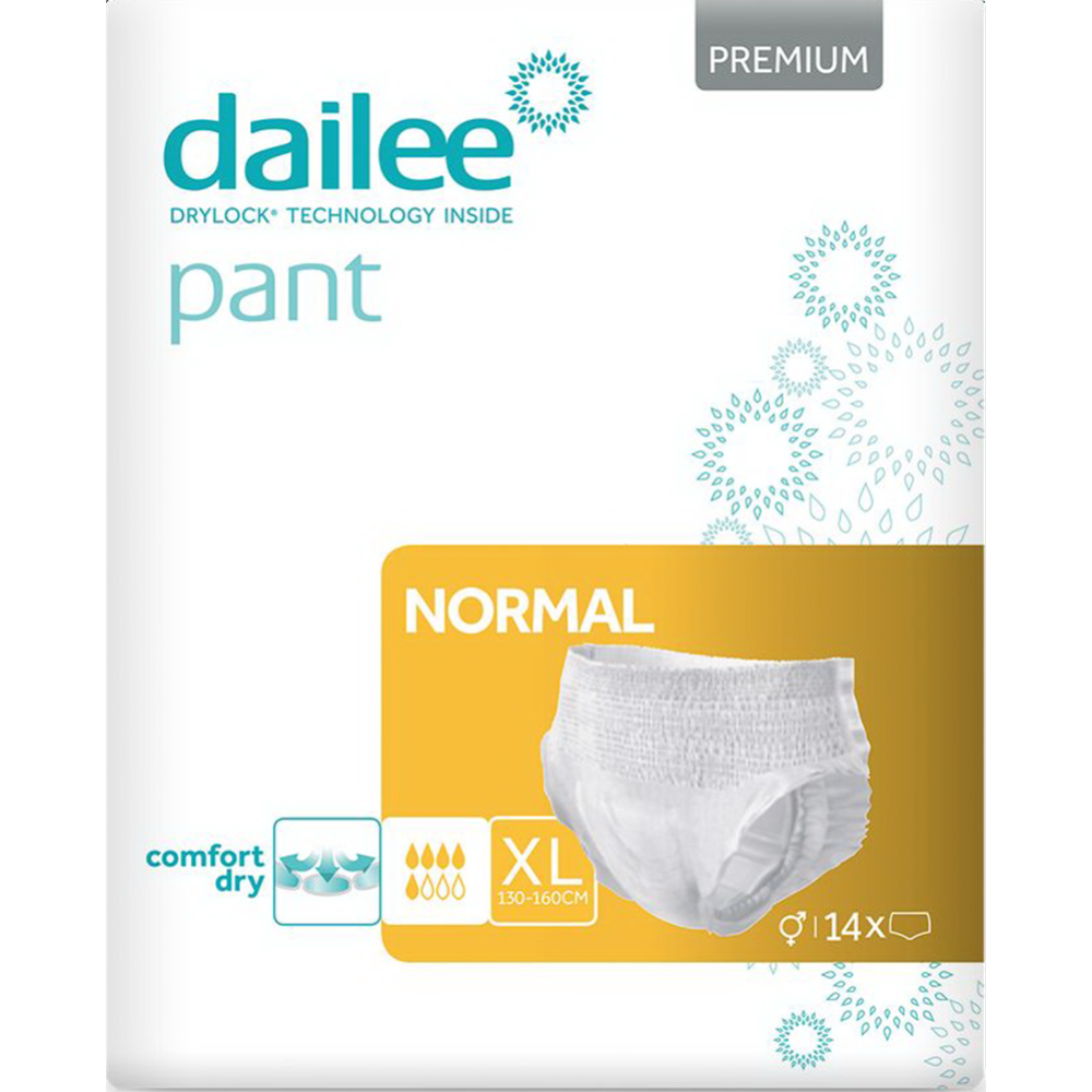 Подгузники для взрослых «Dailee» Premium Normal XL, 14 шт