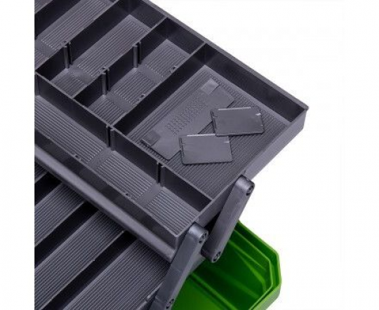 Ящик для снастей трехполочный NISUS Tackle Box, Зелёный