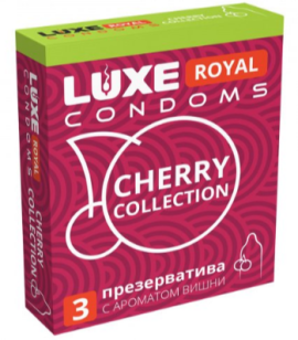 Презервативы "Luxe ROYAL" Cherry ( с ароматом вишни)  3x3шт.