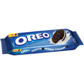 Печенье «Oreo» с какао и кремовой начинкой ванильного вкуса, 95 г