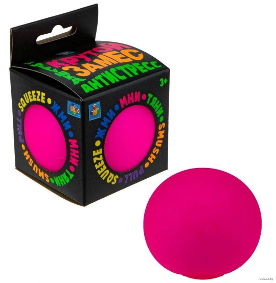 Игрушка антистресс Крутой замес, шар 6 см, 1 шт, цвет в ассортименте