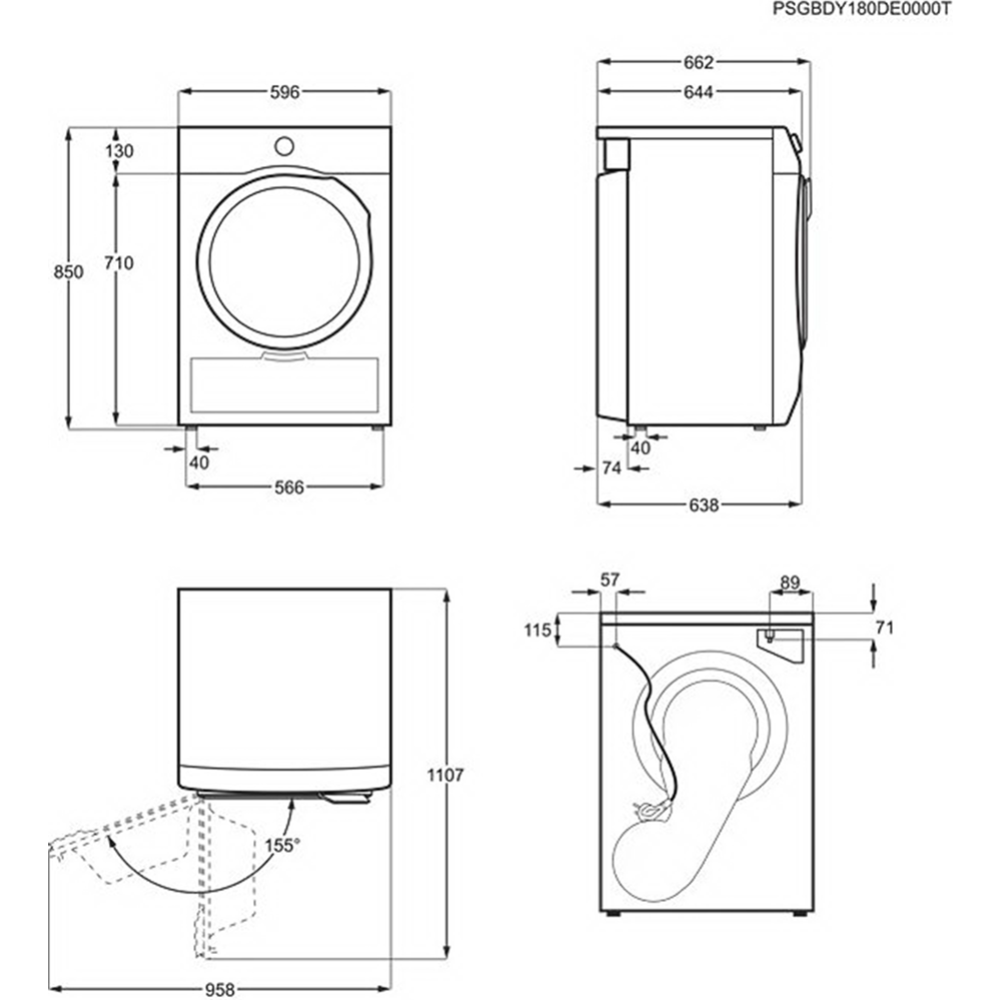 Сушильная машина «Electrolux» EW8H258B