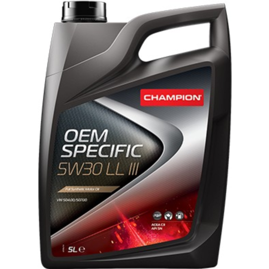 Масло моторное «Champion» OEM Specific 5W30 C3 Ll Iii, 1048184, 5 л