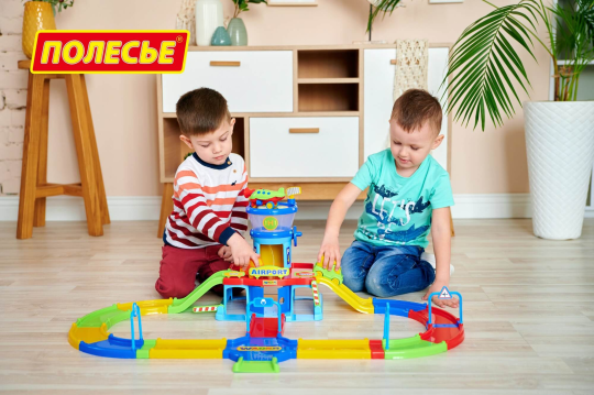 Аэропорт "Play City" с дорогой (в коробке) 40404