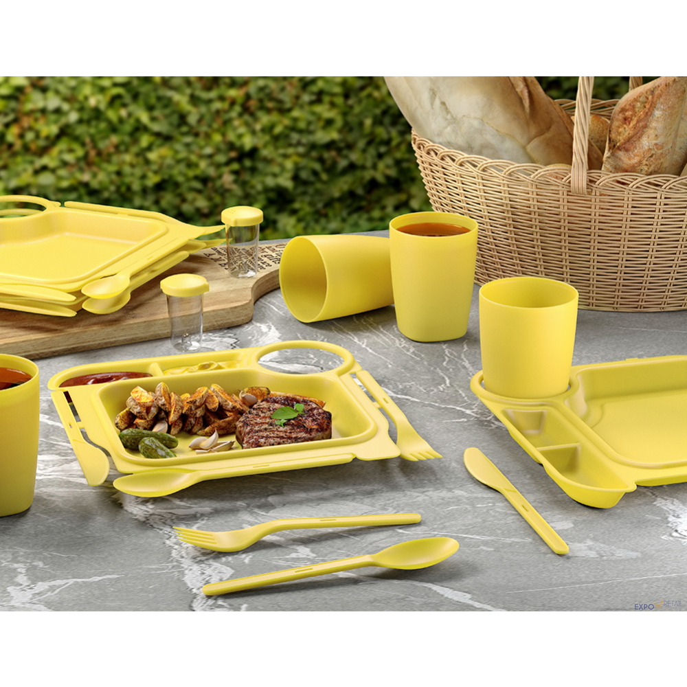 Набор посуды для пикника «Berossi» Fiesta, на 4 персоны, ИК 82077000, лето