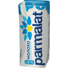 Молоко «Parmalat» ультрапастеризованное, 1.8%, 0.2 л