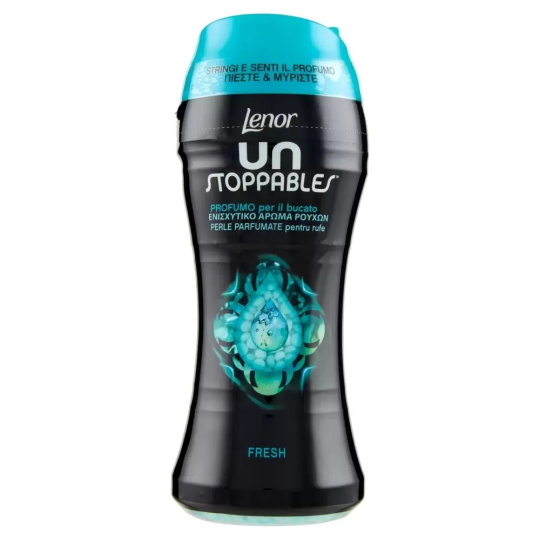 Кондиционер для белья Lenor Unstoppables Fresh в гранулах -2 упаковки по 210 грамм, Ленор аромат Свежесть, ароматические парфюмированные шарики для белья, Великобритания