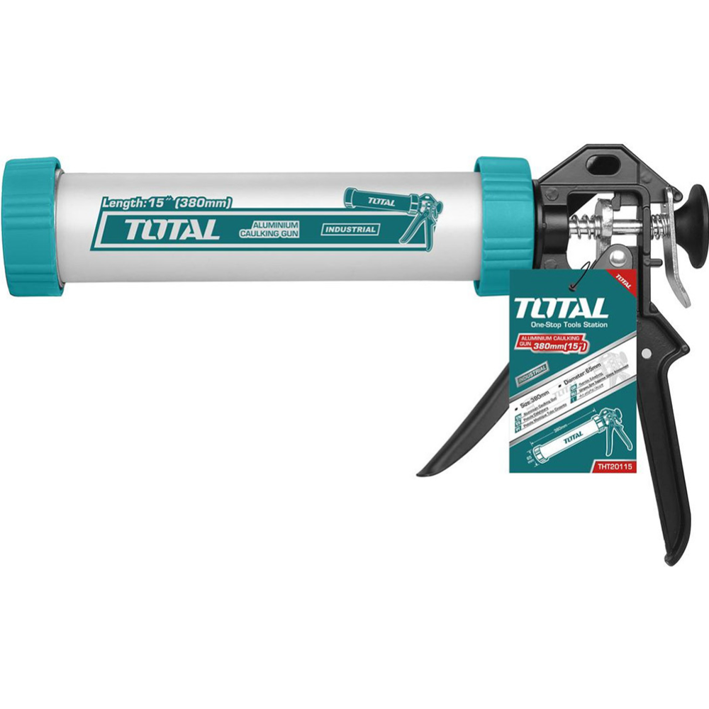 Пистолет для герметика «Total» THT20115, 380 мм