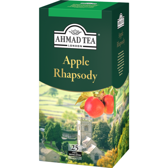 Чай черный «Ahmad Tea» Apple Rhapsody, 25х1.5 г