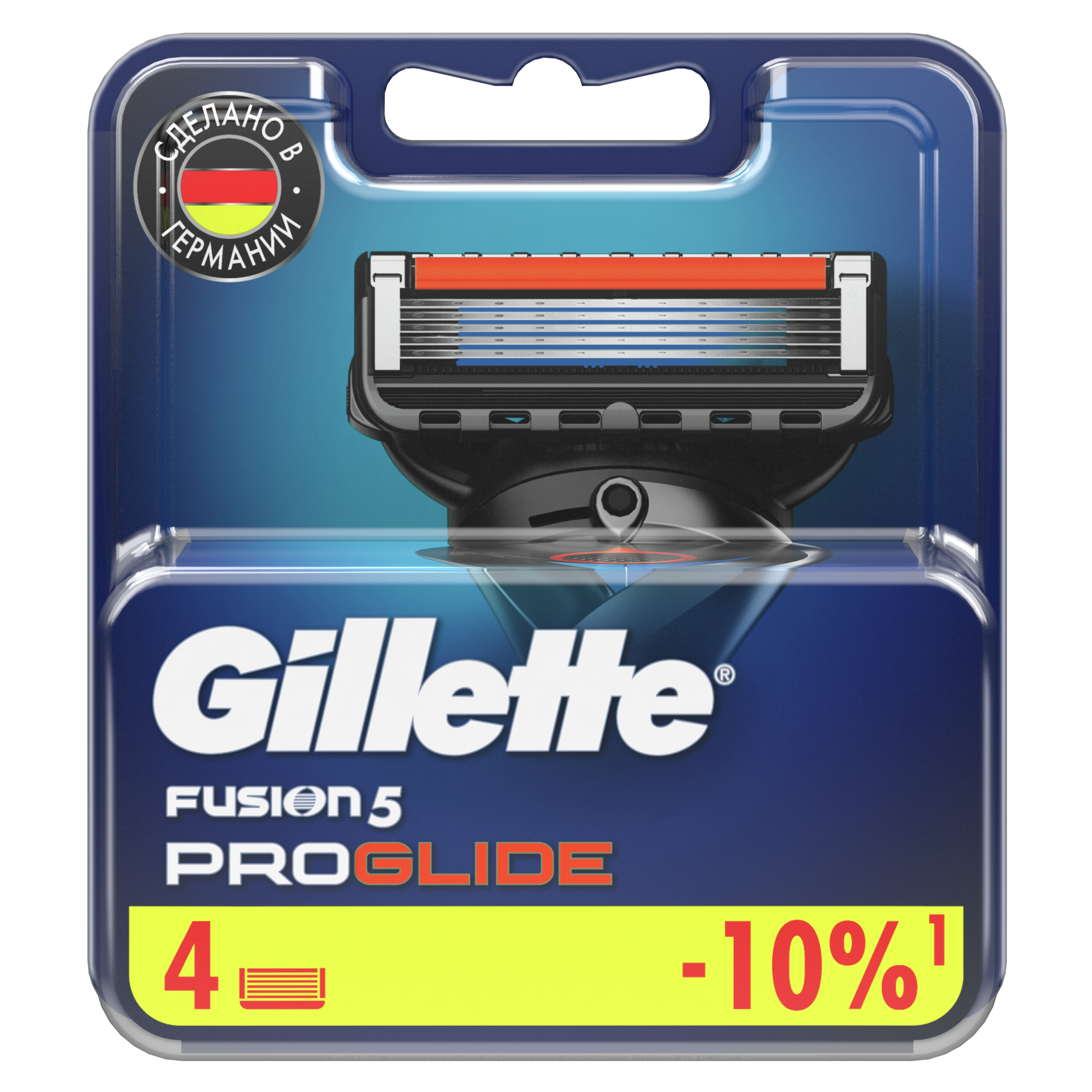 Смен­ные кас­се­ты / лезвия для бритья муж­ские Gillette Fusion 5 Proglide 4 шт.