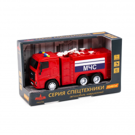 МАЗ, автомобиль-пожарный инерционный (со светом и звуком) (в коробке)