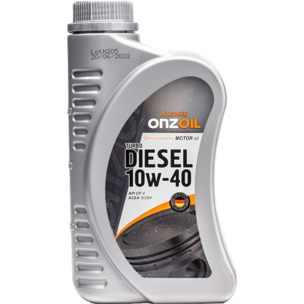 Масло «Onzoil» Platinum, Turbo diesel 10W-40, полусинтетическое, 0.9 л