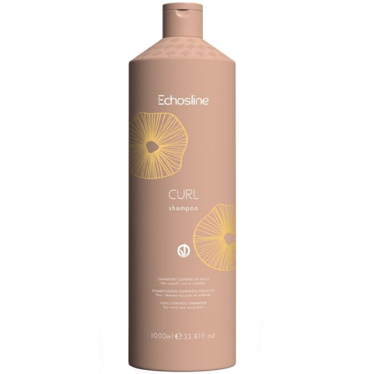 CURL SHAMPOO ШАМПУНЬ ДЛЯ КОНТРОЛЯ ЗАВИТКОВ для вьющихся и волнистых волос, 1000 мл