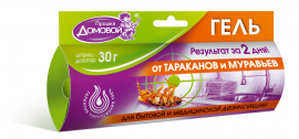 Прошка домовой, гель от тараканов и муравьёв, 30г