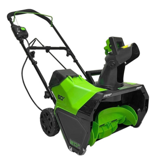 Снегоуборщик аккумуляторный Greenworks 60V GD60PSTK4 (1хАКБ 4Ач и ЗУ) 51см