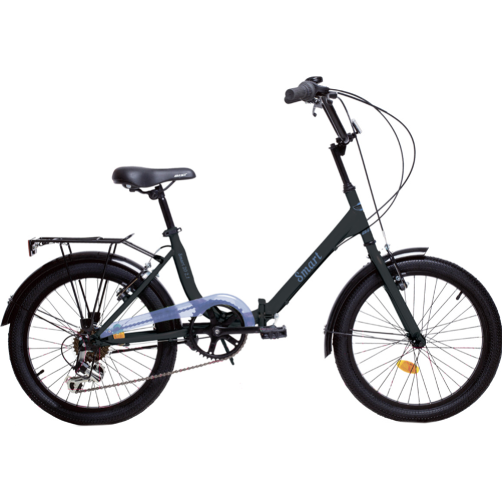Велосипед «AIST» Smart 20 2.1 2023, черный/синий