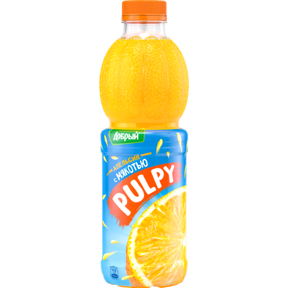 Напиток сокосодержащий негазированный «Добрый Pulpy» апельсин, 900 мл #0