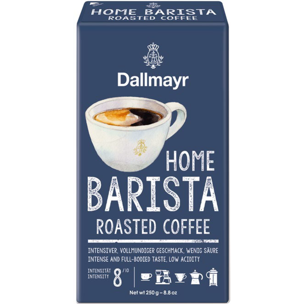 Кофе молотый «Dallmayr» Home Barista Roasted Coffee, 250 г #0