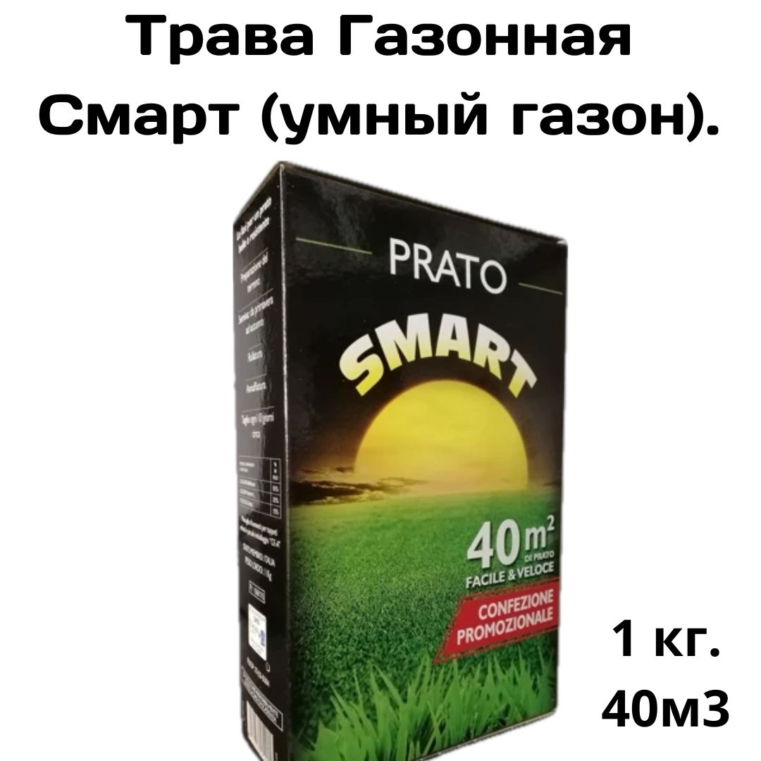 Трава газонная Смарт (Умный газон) 1кг. Семена