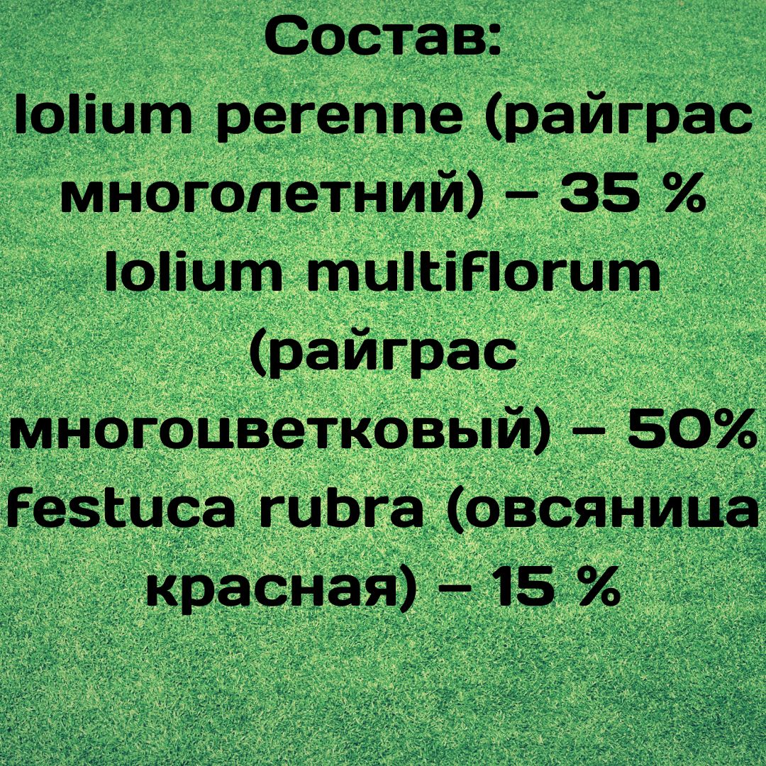 Трава газонная Смарт (Умный газон) 1кг. Семена