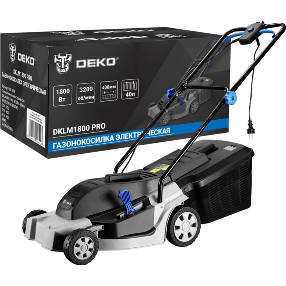 Газонокосилка электрическая «Deko» DKLM1800 PRO, 063-3006